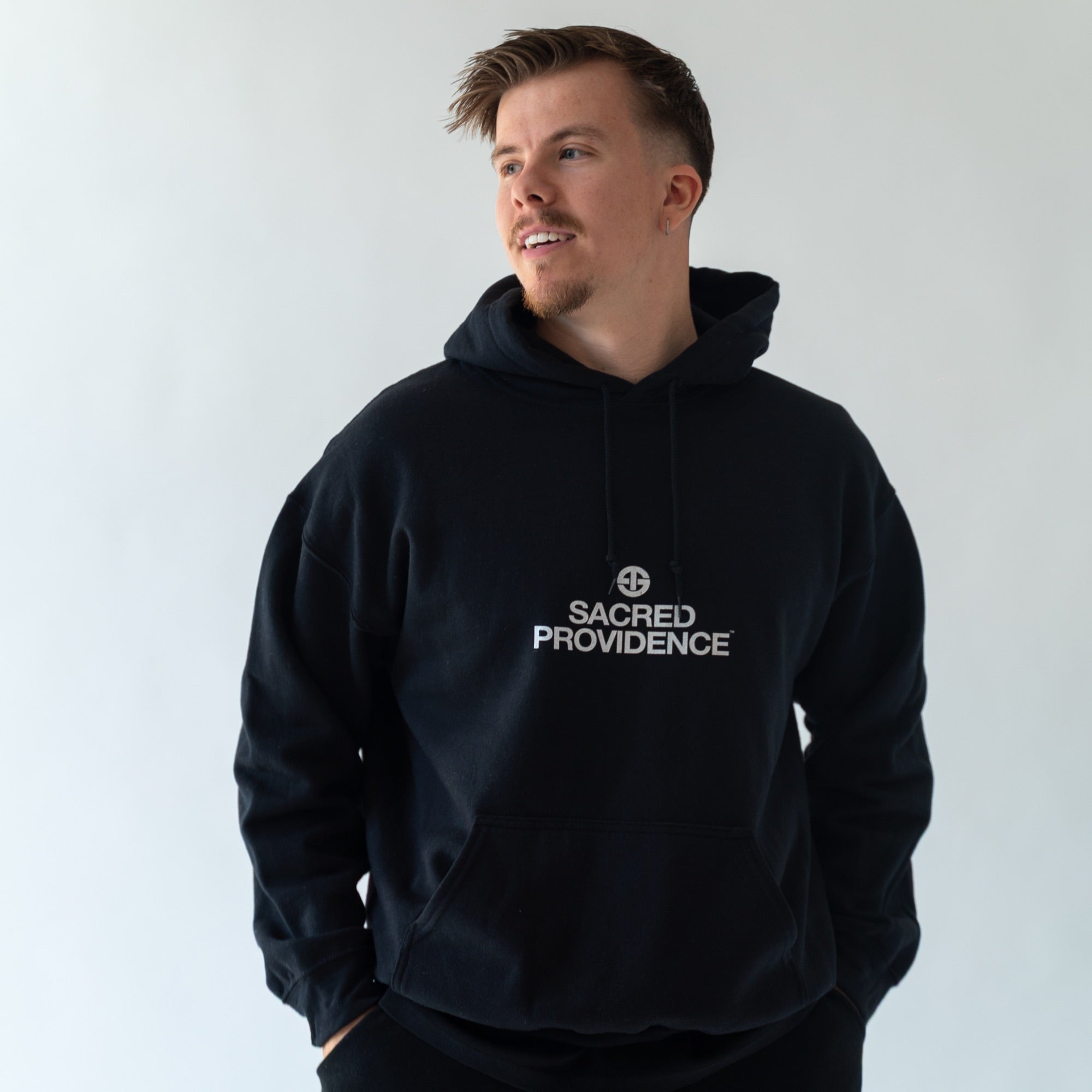Sacred Providence Logo - Unisex Hoodie (Black)